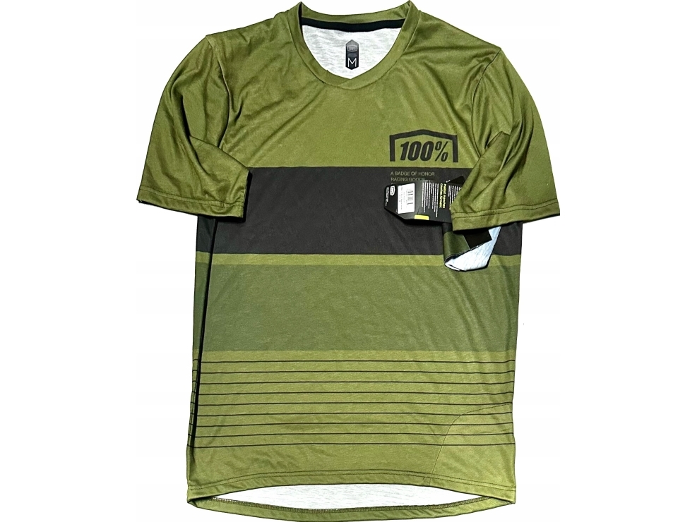 100% Miesten 100% AIRMATIC Jersey lyhythihainen Army koko M (UUSI 2023)