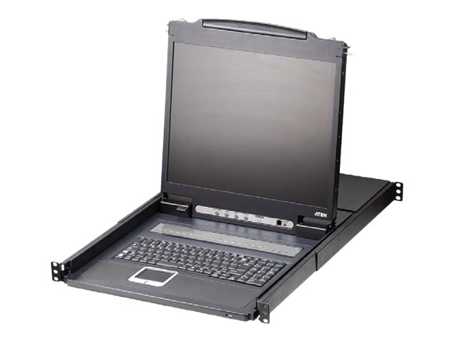 Aten Lcd Kvm Switches Cl1308n - Kvm-Konsol Med Kvm Switch - 8 Porte - Ps/2, Usb - 19" - Rackversion - 1280 X 1024 @ 75 Hz - Sort - 1U