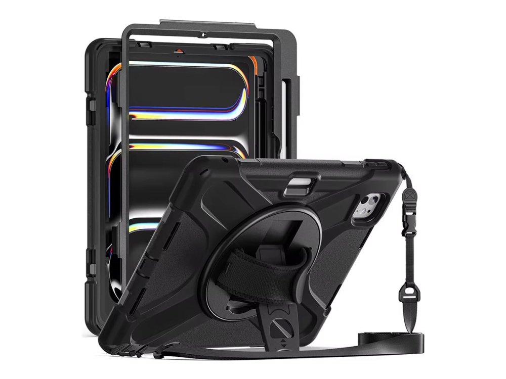Insmat Rugged Armor - Beskyttende kasse til tablet - grov - polykarbonat, gummi - for Apple 11-inch iPad Pro (M4)