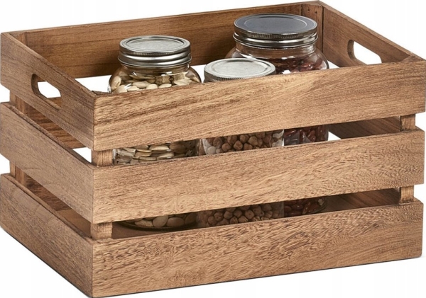 Zeller opbevaringsboks VINTAGE, træ, 35x25x20 cm