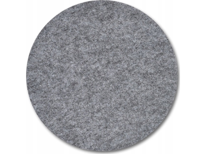 Zeller Filzunterlage Für Tisch, Ø 38 Cm, Hellgrau