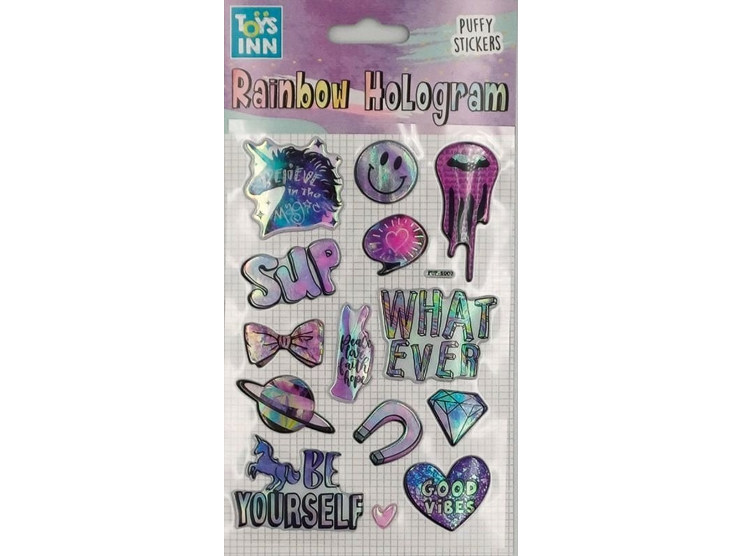 Stnux Regenbogen-Hologramm Sticker Einhorn 8660 P6