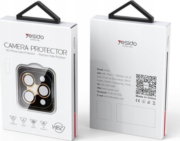 Yesido Lens Protector Wb27 Für Iphone 14 / 14 Plus, Silver