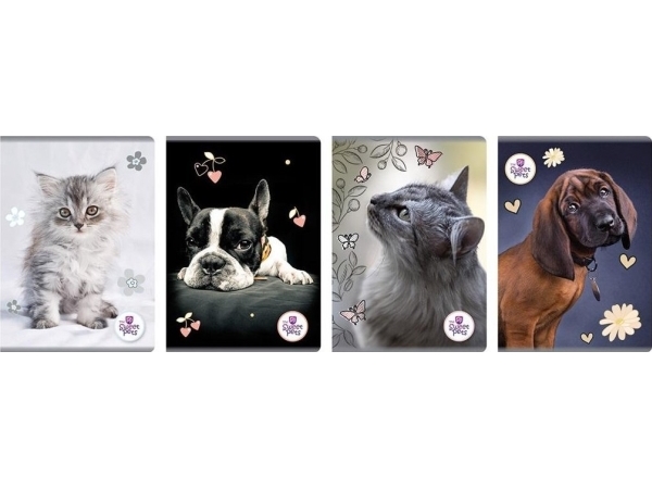 Benjamins Notizbuch A5/80K Grid The Sweet Pets (5 Stück)