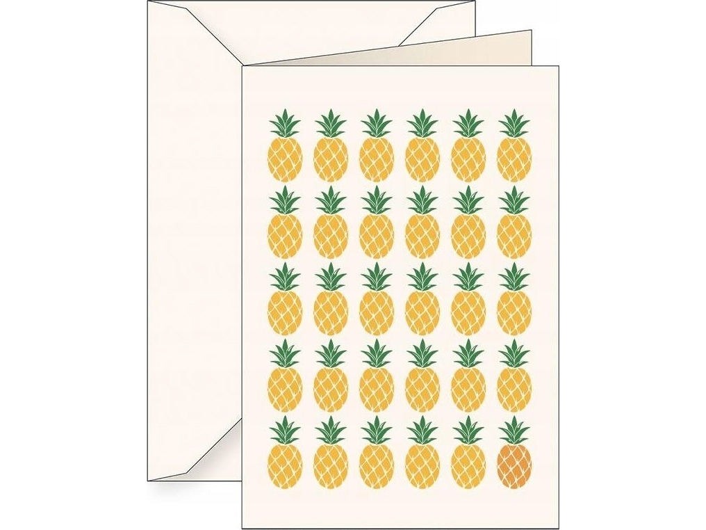 Tassotti Karnet B6 + koperta 5992 Ananasy