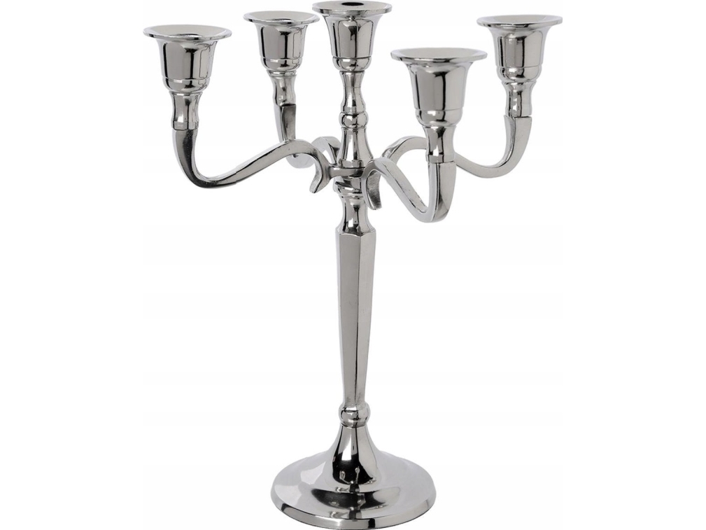 Atmosphera lanterne i metal sølv 22 cm