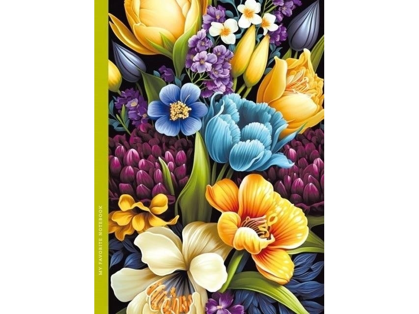 Fresh Dekoratives Notizbuch 143X200/48K Gitter Tw Flora Fresh |