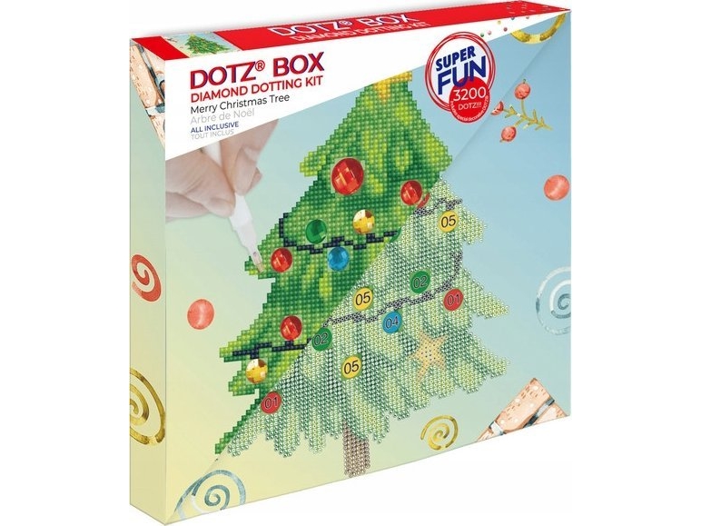 Dante Diamant Mosaik Fröhliche Weihnachten Holz 28X28 Cm