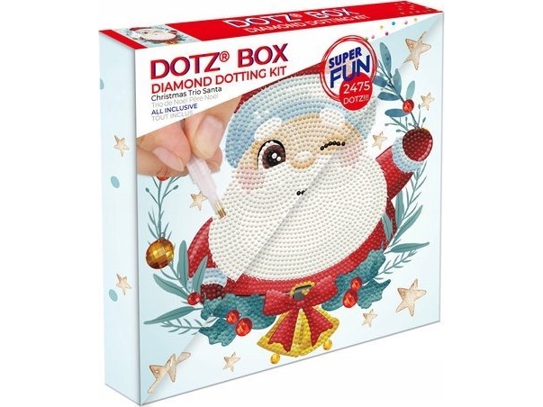 Diamond Dotz Diamond Dotz Dotz Box Christmas Trio Santa