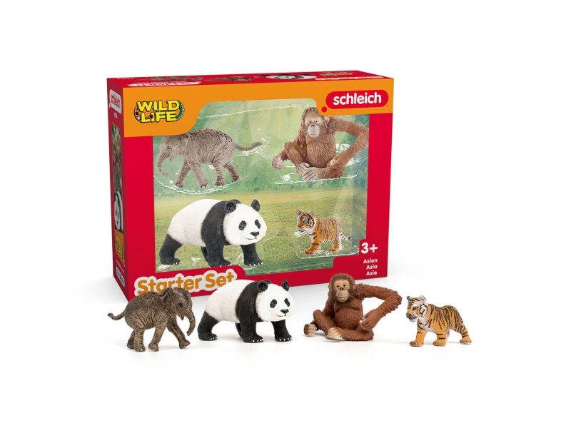Schleich Wild Life Asia Starter Set | Andra leksaksmärken - Krypning | GameStuff