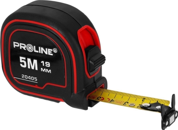 Pro-Line måttband 5m/19mm tvåsidig magnet nylon band med hängare/klämma CE Proline | Verktyg & Verkstad - För verkstaden - Mätinstrument | GameStuff