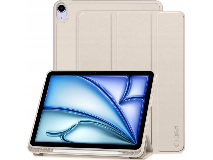 Tech-Protect SC Pen-fodral för Apple iPad Air 10,9 4:e / 5:e generationen (2020-2022) / 11 6:e generationen (2024) - beige | Datorer & Surfplattor - Tillbehör till surfplattor - Covers & Väskor | GameStuff