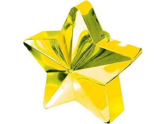 Amscan Heliumgefüllte Ballongewichte - Gold Star - 170 G. Universal