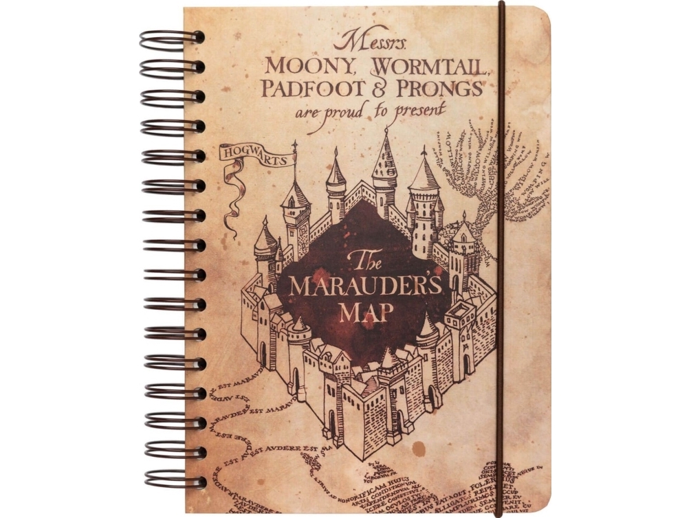 Grupoerik KOLONOTES HARRY POTTER HUNCWOTS KARTBOK | Skola & Hobby - Skolböcker & kalkylblad - Skolböcker och utkast | GameStuff