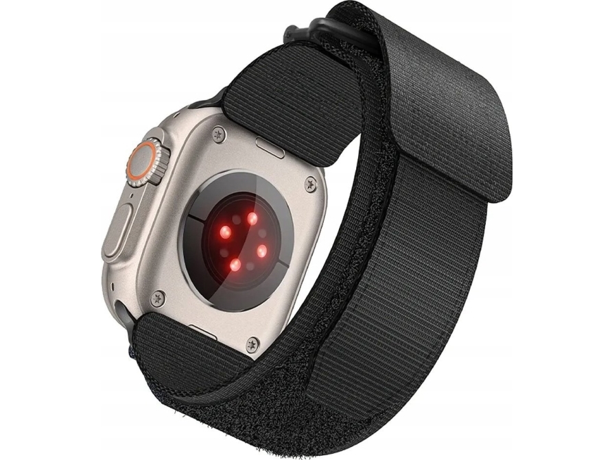 Forcell F-Design Fa05 Nylonarmband Für Apple Watch 38 / 40 / 41 Mm Schwarz