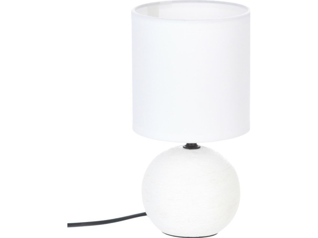 Lampa Stołowa Atmosphera Lampka Nocna Timeo Biała Matowa