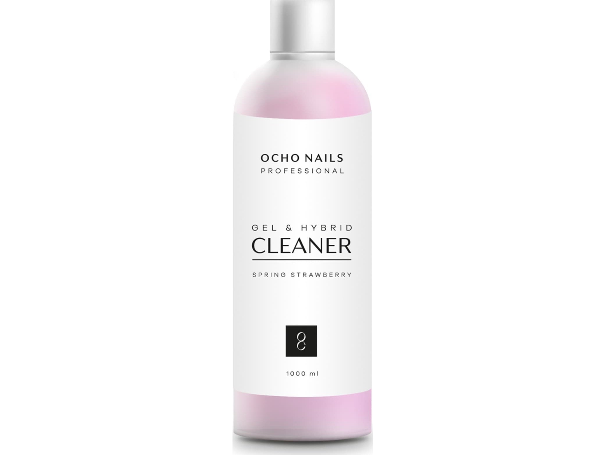 Activeshop OCHO NAILS Cleaner truskawkowy 1000 ml | Smink - UV-naglar & tillbehör - Rengöring | GameStuff