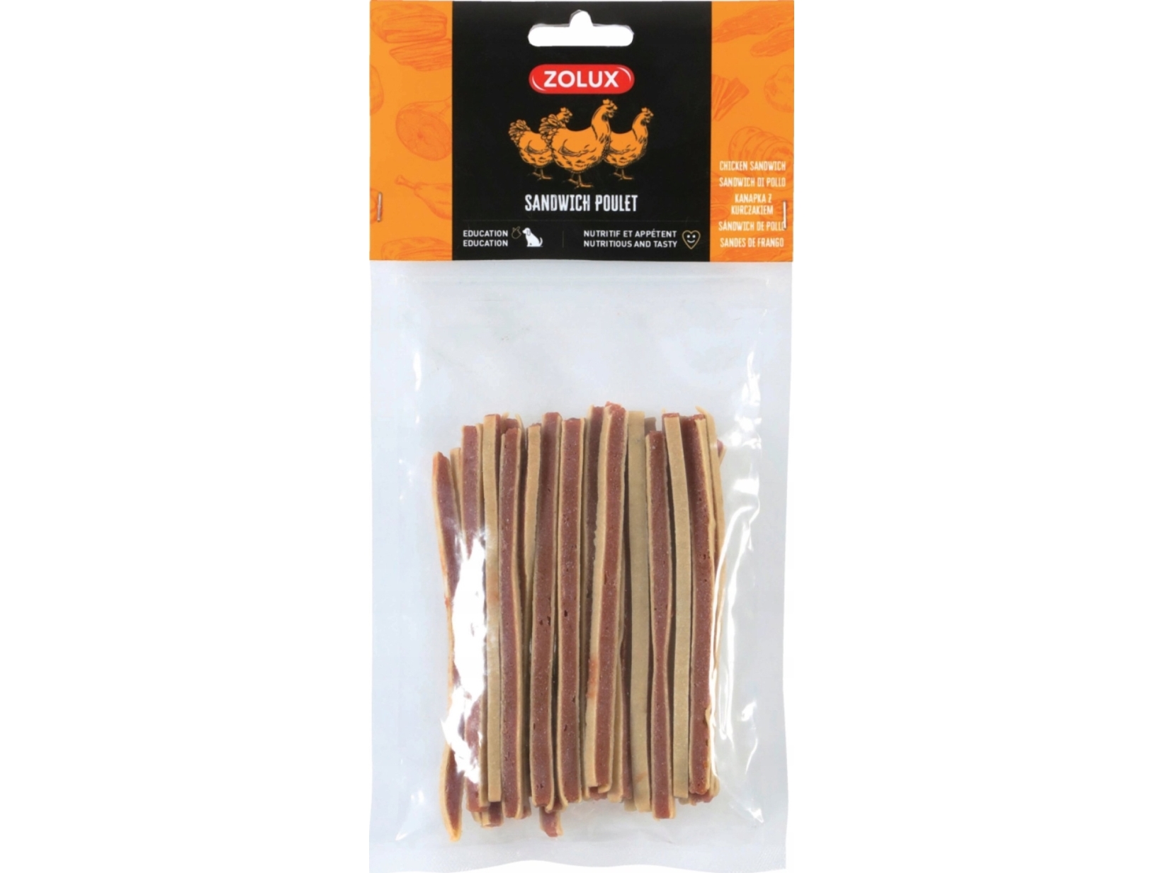 Zolux Zolux Naturlig Hundeleckerli Huhn Sandwich 100 G