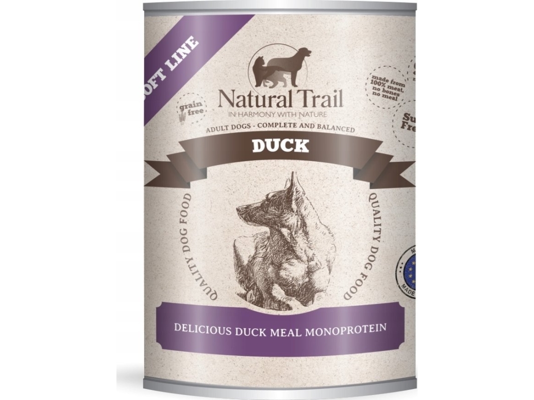Natural Trail Duck Soft Line Vådfoder Til Hunde 800 G
