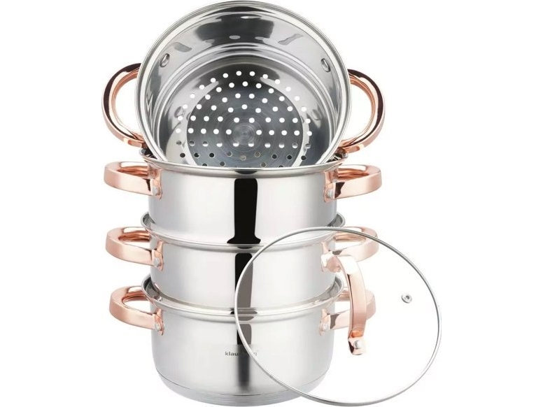 Klausberg GARNEK NA PARE KLAUSBERG 5 elementer 18 cm KB-7727 ROSE GOLD