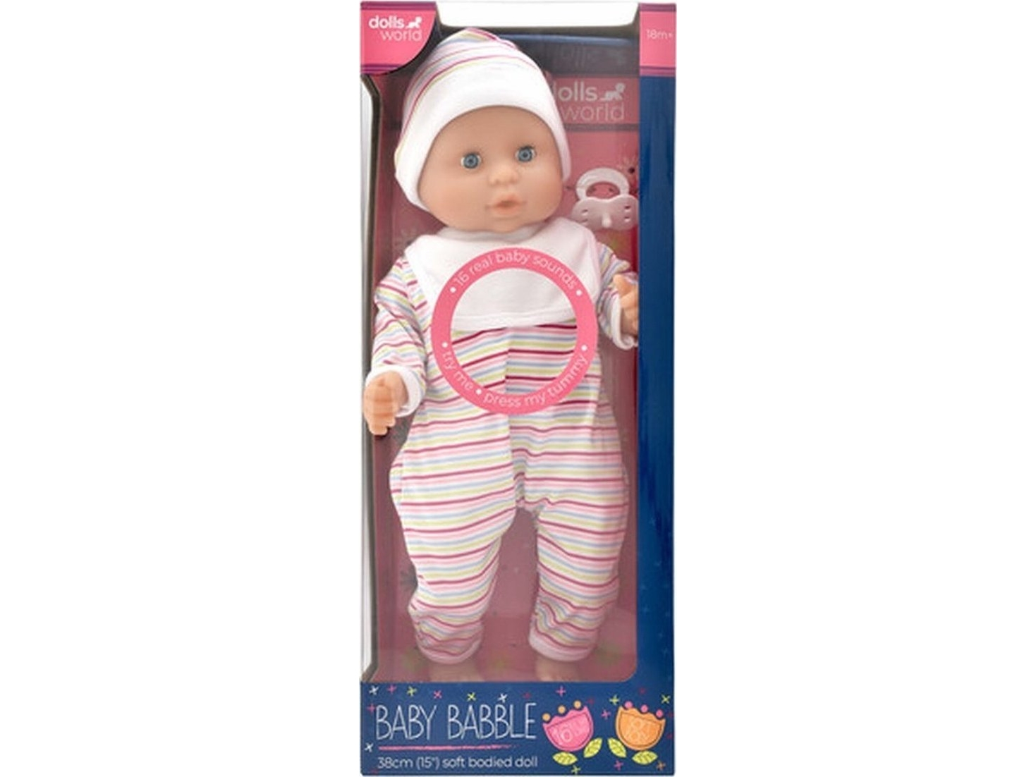DollsWorld babydukke Babble 38 cm 78350 83504