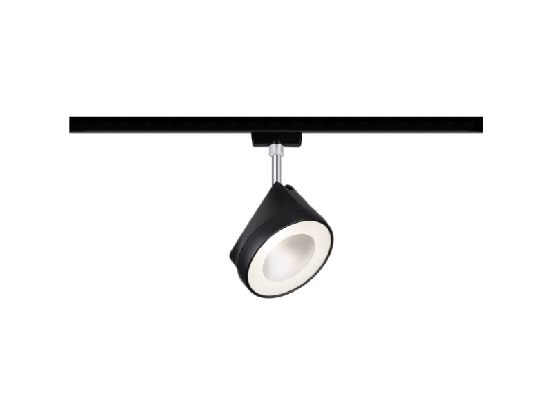 Paulmann Arena, Spotlight På Skinne, Led, 14 W, 2700 K, 850 Lm, Sort, Kromfarget