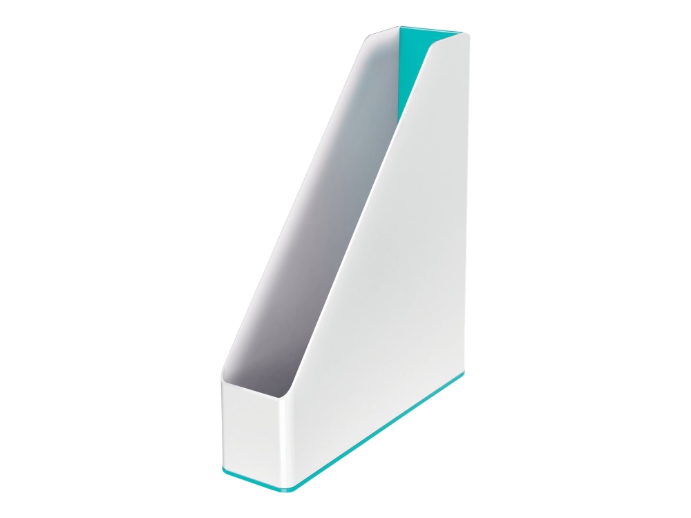 Leitz WOW Dual Colour - Magasinfil - ryggbredd: 73 mm - för A4 (210 x 297 mm) - isblå | Möbler - Tillbehör - Kontorsförvaring | GameStuff