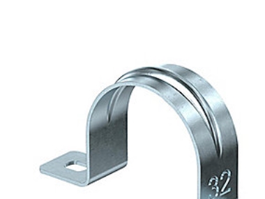 Kabelklämma Ø32 mm 2 Lap 605, - Galvaniserad - Förpackning med 100 st - (100 st.) | EL Artiklar - Vägar & tillägg - Kablar & rörhållare | GameStuff