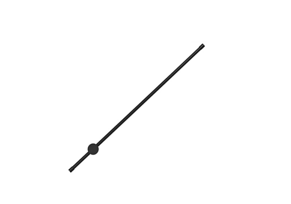 Activejet Led-Væglampe Aje-Hilton Sort Nw, Dukket Op, 108 Pære(R ), 4000 K, Ip20, Sort