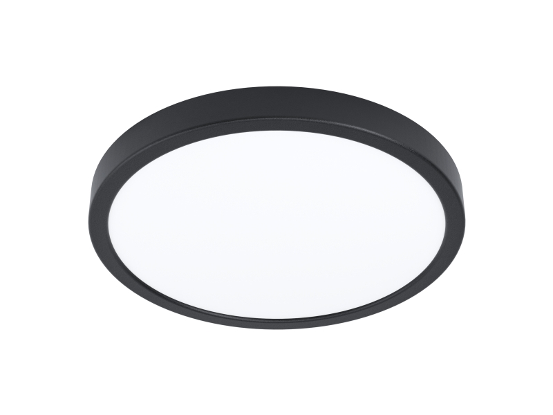 Eglo Fueva 6 Z Loft Rgb/cct Ø280 14w 1800lm Ip44 Sort