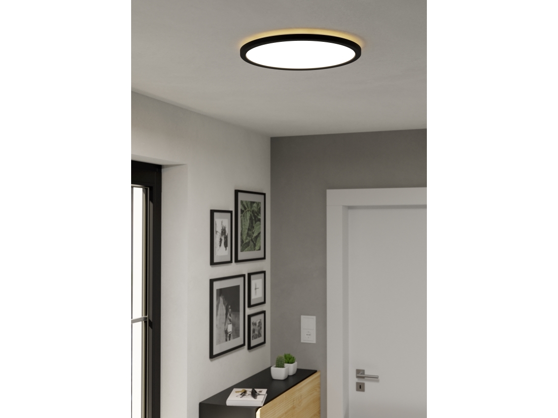 Eglo Rovito Loft Ø390 Cct 21w 2625lm Ip44 Sort
