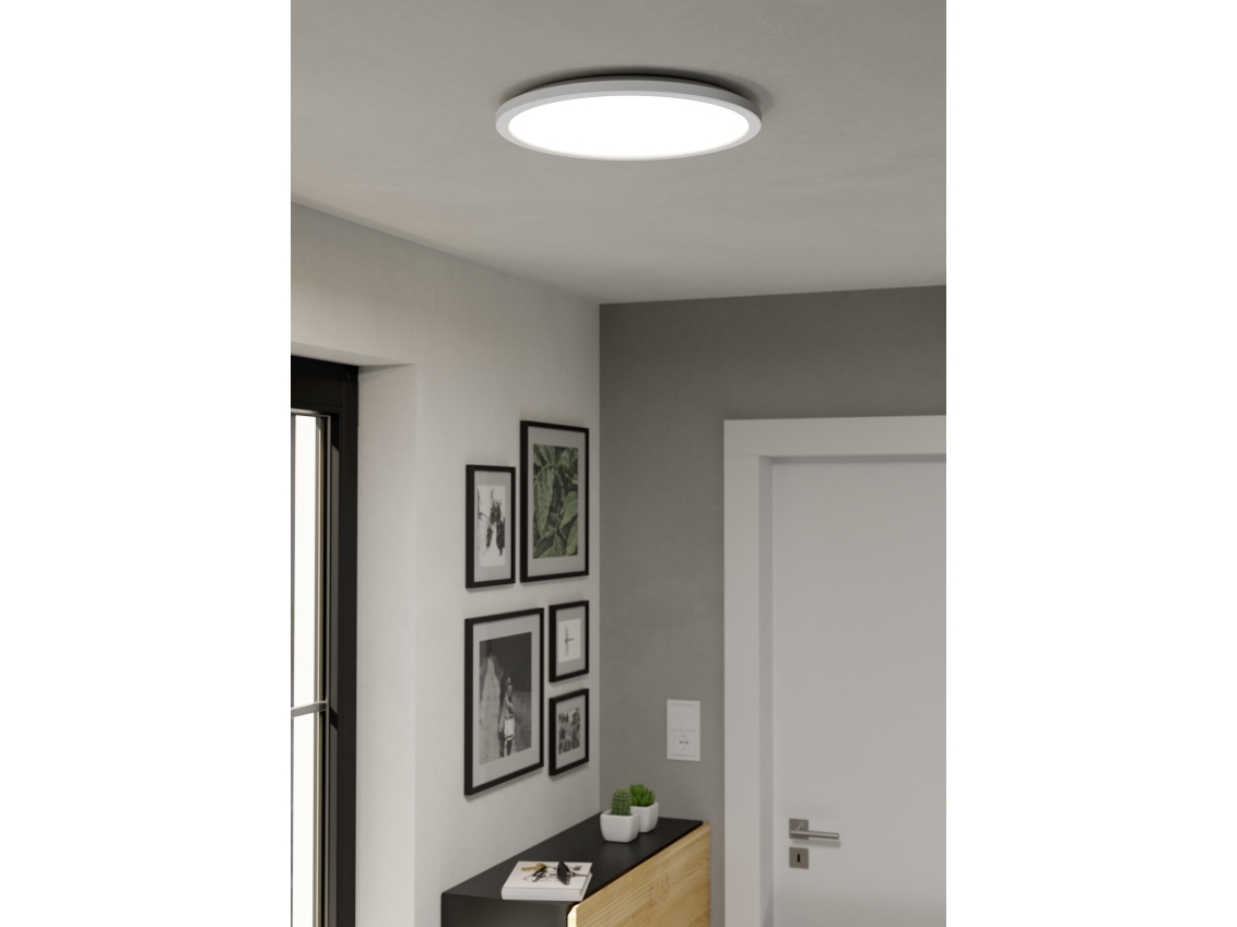 Eglo Rovito Z Tak Ø390 Rgb/cct 21w 2625lm M/fjarrkontroll Ip44 Vit