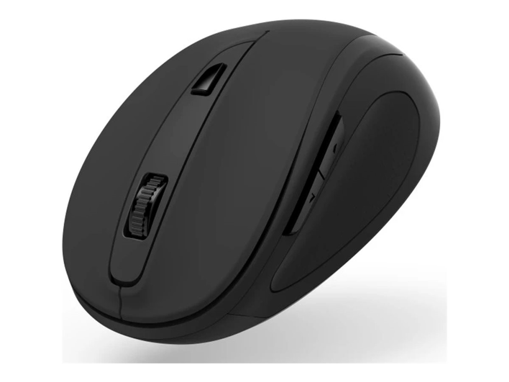 Hama Mw-400 V2 - Mus - Ergonomisk - Højrehåndet - Optisk - 6 Knapper - Trådløs - 2.4 Ghz, Rf - Trådløs Modtager (Usb) - Sort
