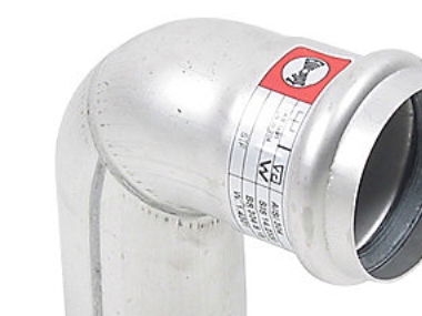 Blücher-Bogen.87,5Gr.50Mm - Mit O-Ring Rf Aisi 304.Alm Rf-Stahl