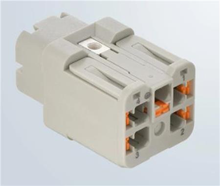 HARTING Stickproppsinsats HAN 3 A PUSH-IN plintar 4-poliga + J, plintar honinsats | N - A | GameStuff