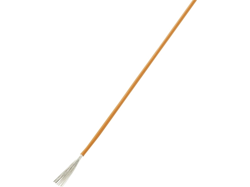 Conrad TC-7572812, Orange, Polyvinylchlorid (PVC), 0.5 mm², 10 m
