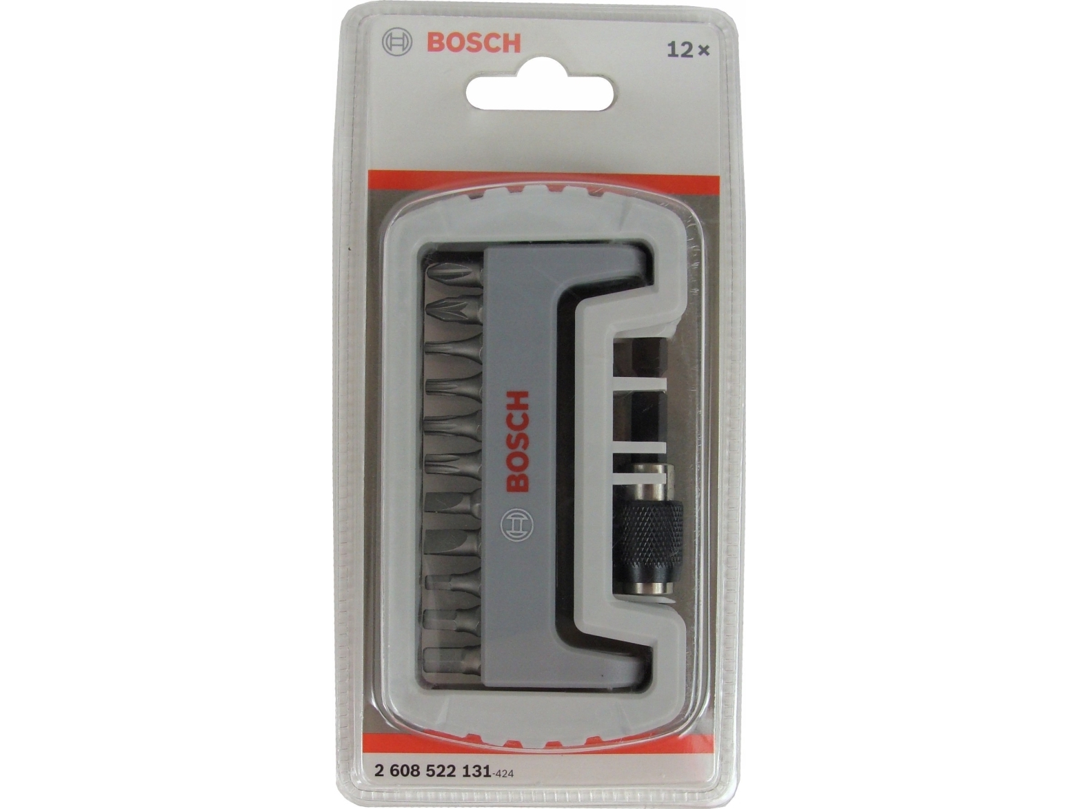 Bosch Accessories 2608522131 Bitsæt 12 dele Kærv, Krydskærv Phillips, Krydskærv Pozidriv, Unbrako, Indvendig sekskant (TX)