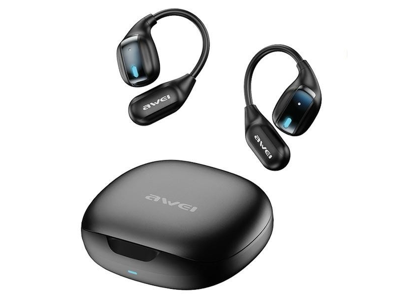 Awei Bluetooth 5.4 Tz12+ Ausinės Docking Station Juodos Spalvos