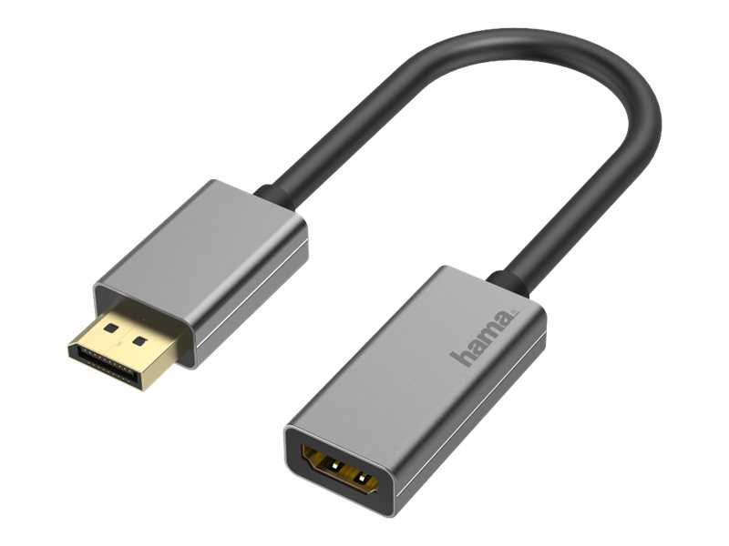 Hama 00200329, Displayport, Hdmi, Stecker, Buchse, Gerade, Gerade