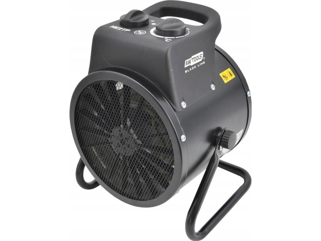 AWTools AW ELVÄRME TUBA PROF 2KW /BLACK LINE | Ventilation & Klimat - Uppvärmning - Värmeapperater | GameStuff