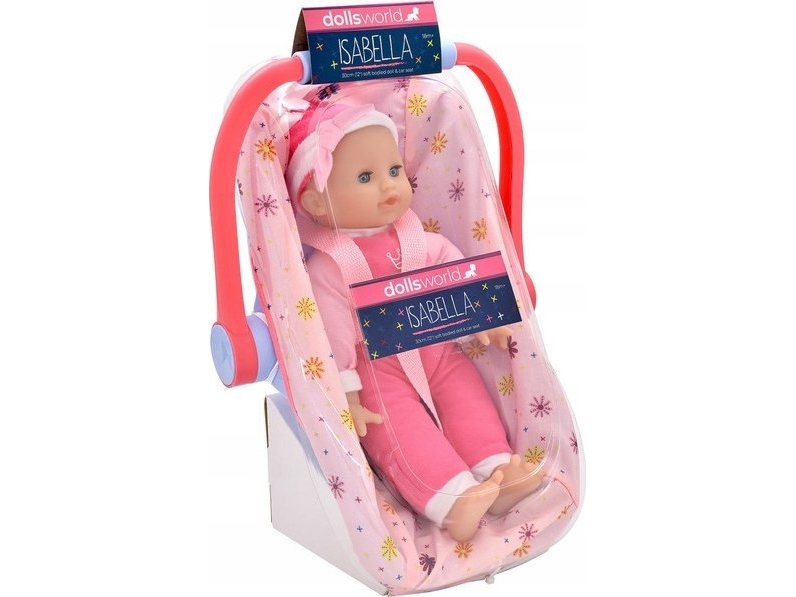 Dolls World Dolls World Lalka Isabella W Nosidełku 30 Cm