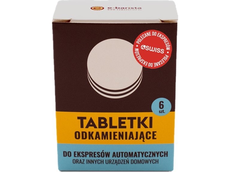 4Swiss Entkalkungstabletten Für Kaffeemaschinen 6 Stück (Von E-Barista)