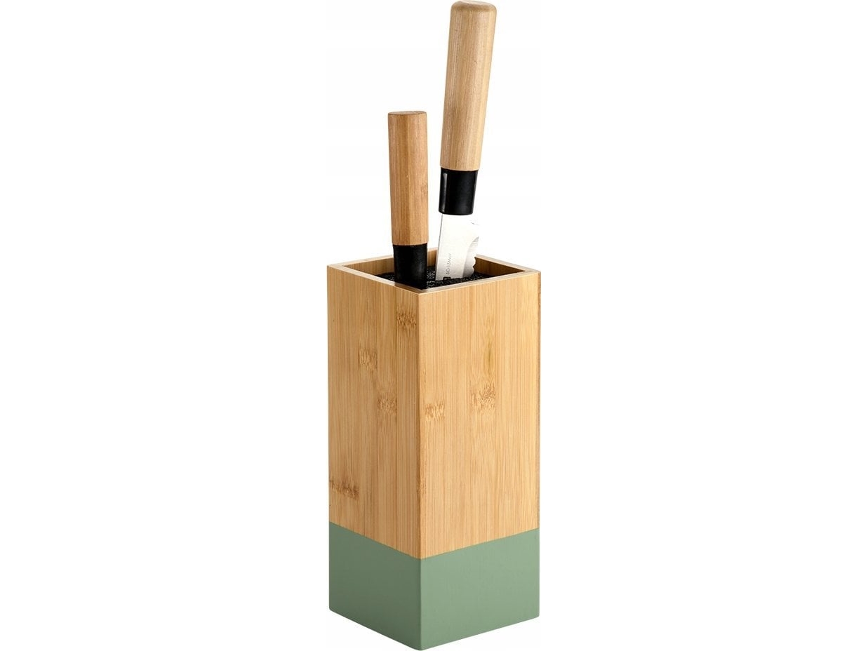 Kesper Bambus Schneidebrett Messerblock