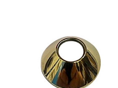 Vægroset 3/4X80X15 - Poleret messing