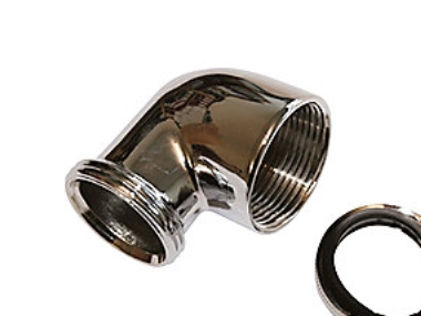 Primeo tyhjennyskulma - 1.1/4x32mm aukon, puristimen ja tiivisteen kanssa