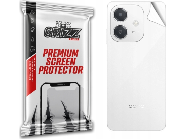 Grizzglass Folie Für Die Rückseite Grizzglass Satinskin Für Oppo A3 5G