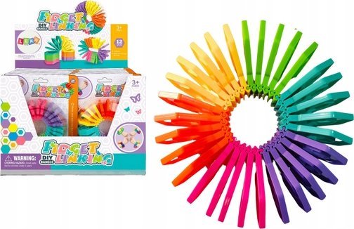 LeanToys sensorisk legetøj Anti-stress fjederarmbånd