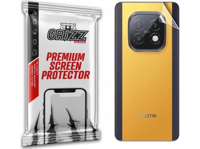 Grizzglass Folie På Bagsiden Grizzglass Satinskin Til Realme Narzo 70 Turbo