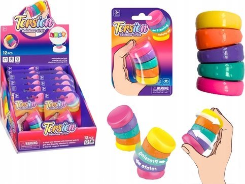 LeanToys sensorisk anti-stress leksak snurrande roterande ringar | N - A | GameStuff