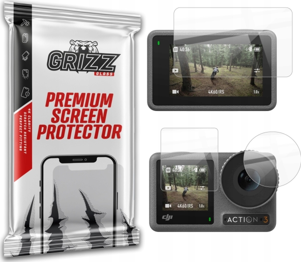 Grizzglass Keramisk Folie Til Dji Osmo Action 3